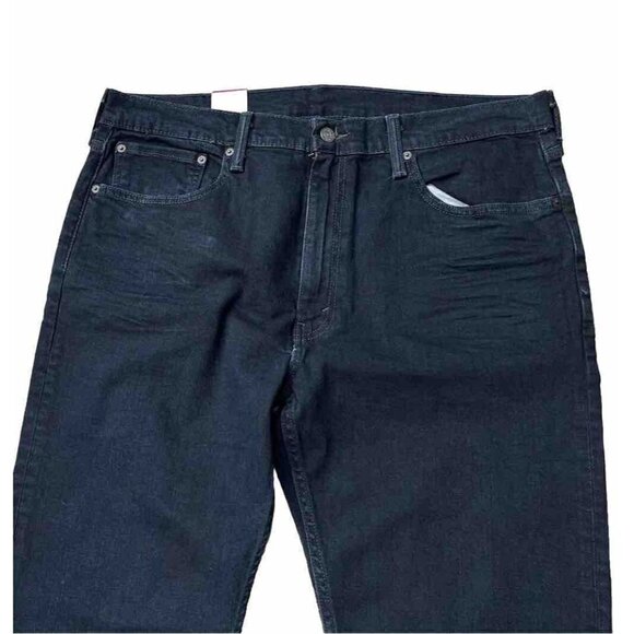 Levi's 502 Strauss Men's Tapered leg Navy Irregular Jeans Size W36 L30 - Picture 13 of 14